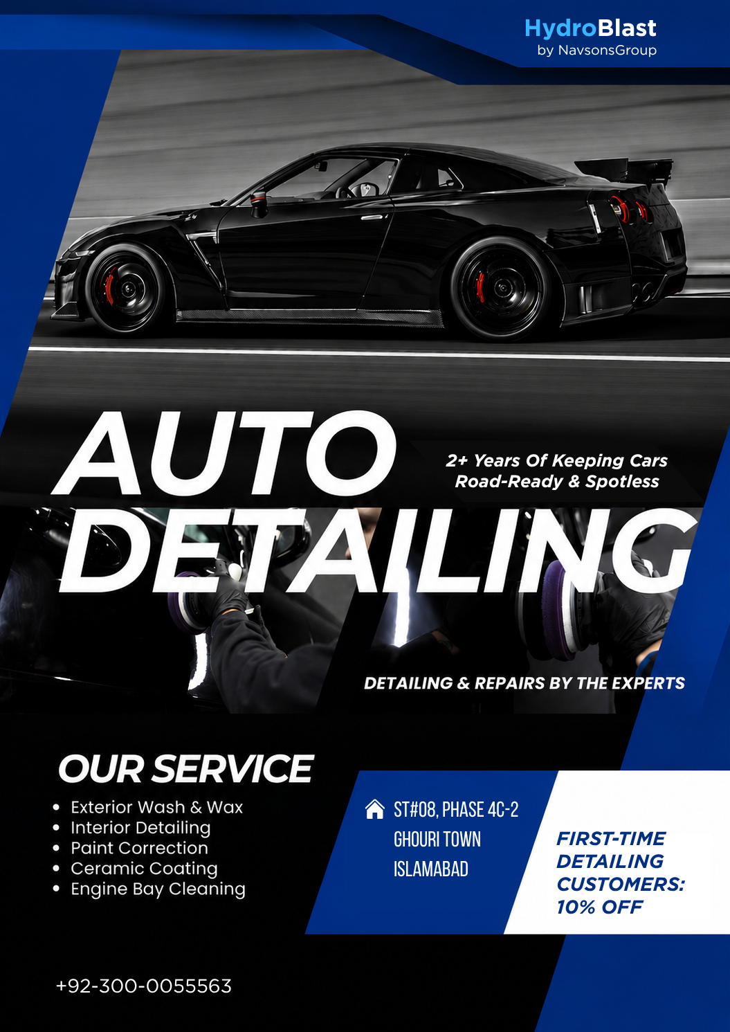 Auto Detailing flyer