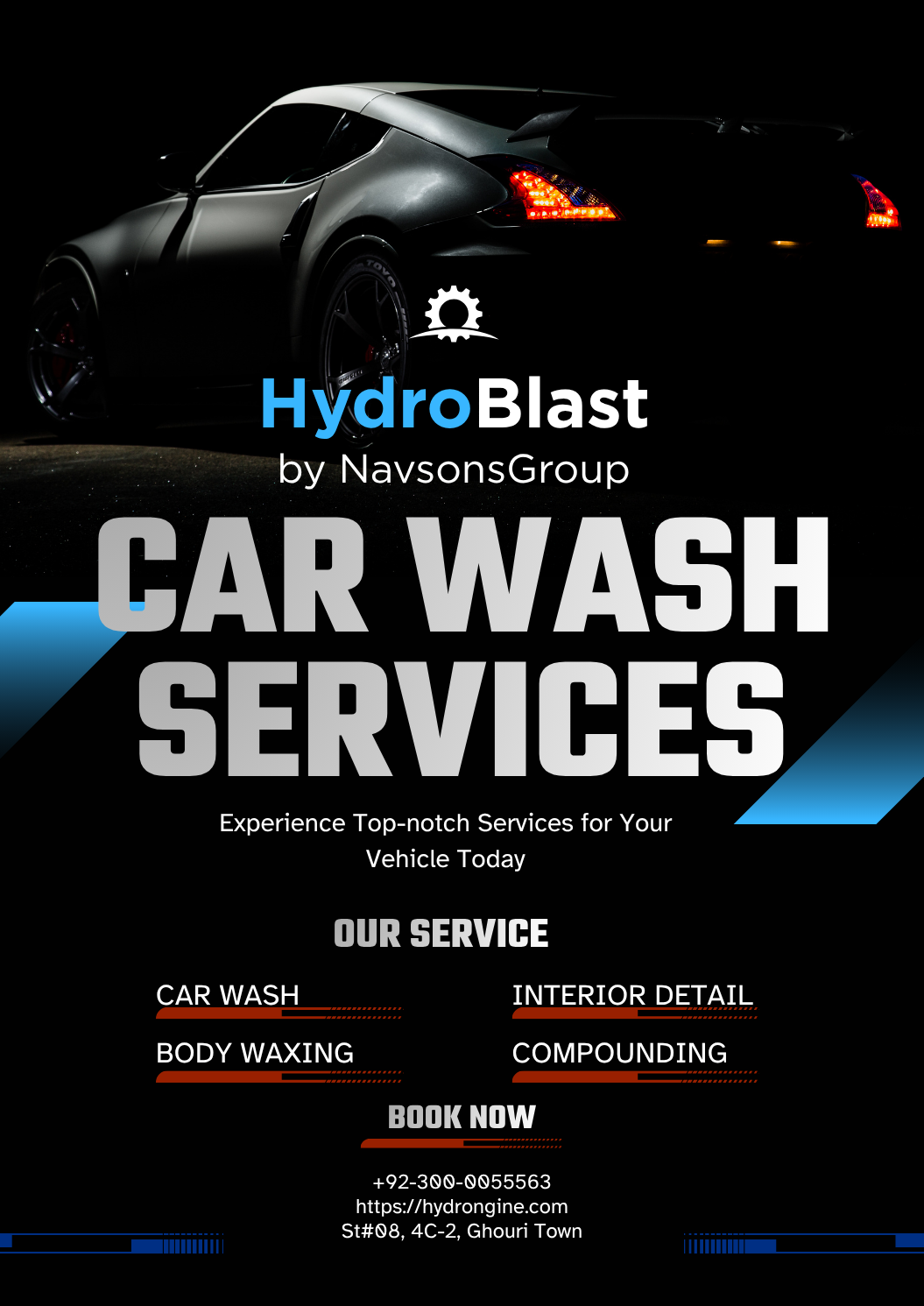 Auto Detailing flyer